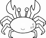 Lobster Cartoon Drawing Outline Getdrawings Coloring sketch template