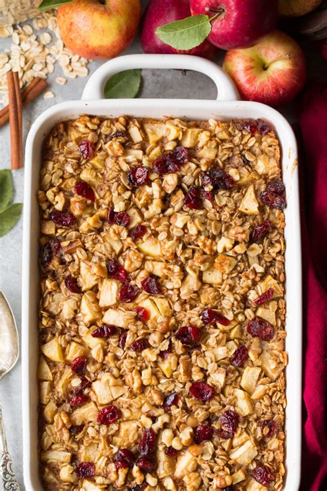 apple cinnamon baked oatmeal cooking classy