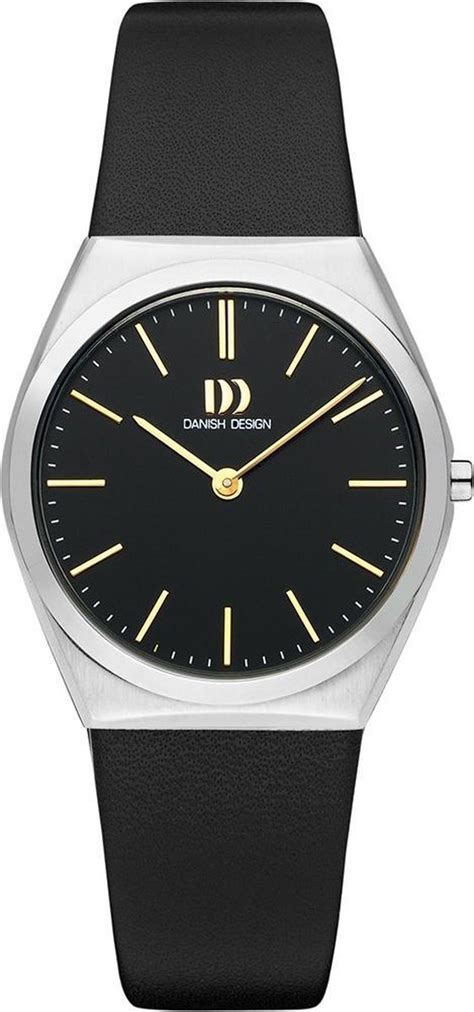 bolcom danish design ivq horloge dames zwart edelstaal