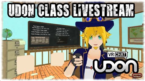 vrchat udon class  stream toggles  custom  youtube