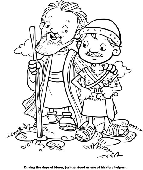 joshua   coloring pages coloring pages
