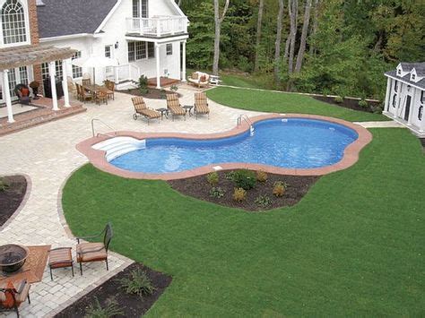 inground pools  outdoor spaces pinterest