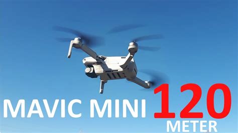 mavic mini   meter altitude test youtube