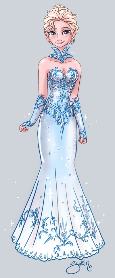 Elsa S Fancy Dress By Yamino On Deviantart