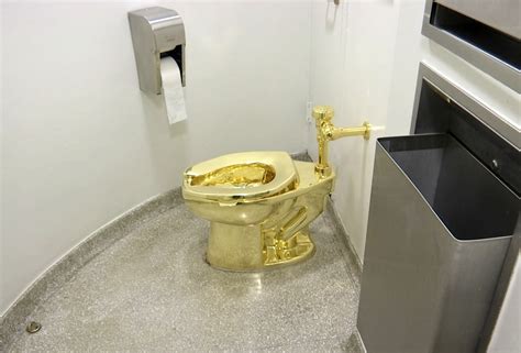 4 Charged After Fully Functional Solid Gold Toilet Called America