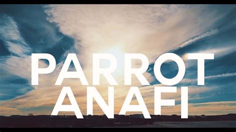 parrot anafi test drone flight youtube