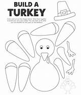 Thanksgiving Printable Crafts Arts Coloring Turkey Kids Printables Happy Printablee Activities Via sketch template