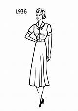 Dress sketch template