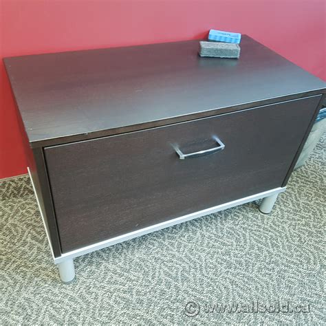 espresso single drawer lateral file cabinet allsoldca buy sell