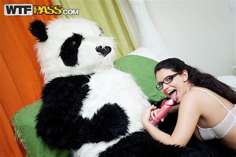 sexy teacher for horny panda bear panda fuck