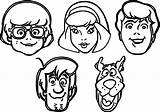 Scooby Doo Coloring Pages Characters Drawing Face Cartoon Clipart Gang Christmas Fnaf Color Bible Drawings Getdrawings Getcolorings Printable Clipartmag Paintingvalley sketch template