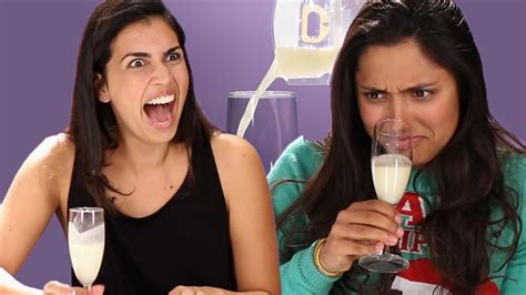 Adults Try Human Breast Milk Youtube