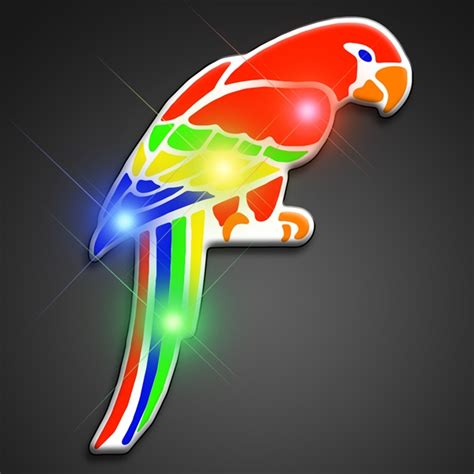 flashing parrot lights item  imprintitemscom custom printed promotional products
