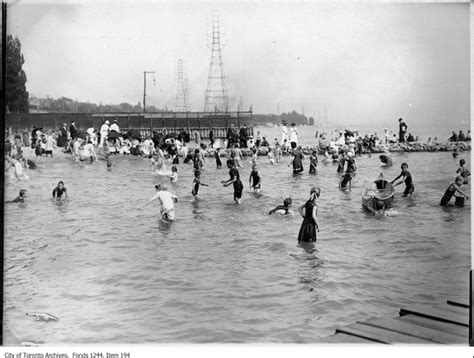 vintage swimming photographs from toronto