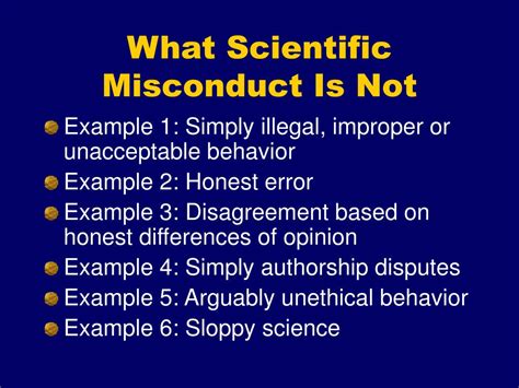 recognizing reporting  avoiding scientific misconduct