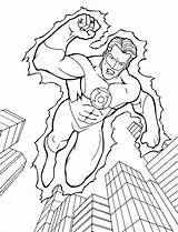 Coloring Hero Pages Super Superhero Kids Sheets sketch template
