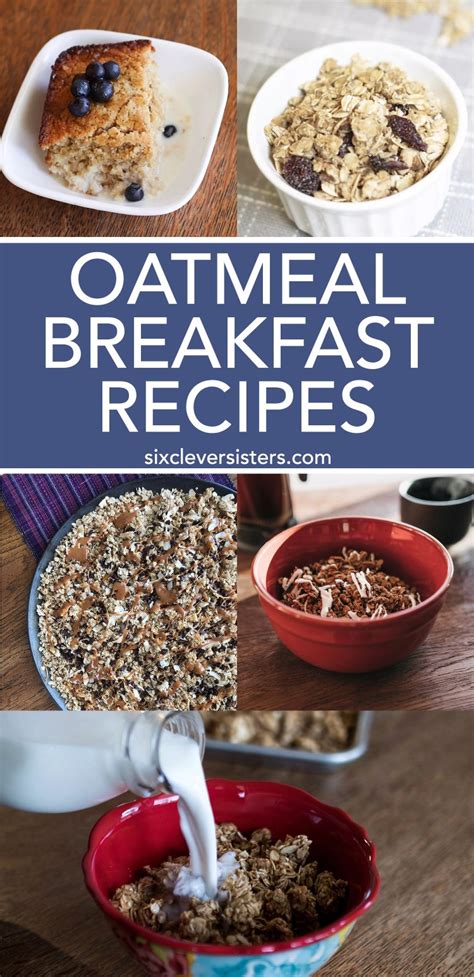 oatmeal breakfast recipes  clever sisters