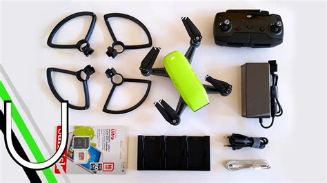 dji spark fly  combo unboxing