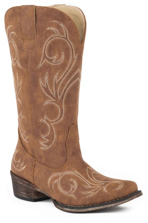 roper womens riley  western    embroidery cowboy boot