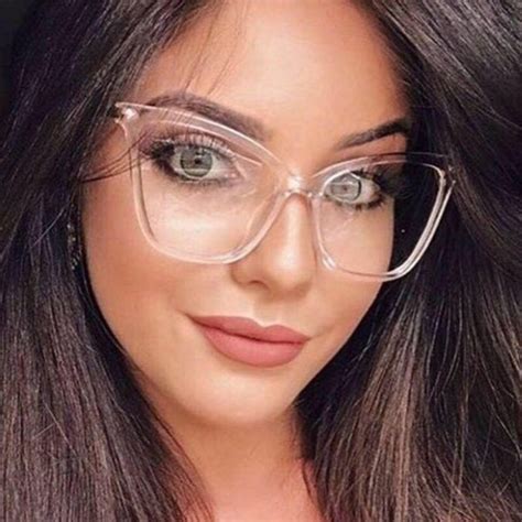 fashion cat eye eyeglasses frame women computer optical eye glasses