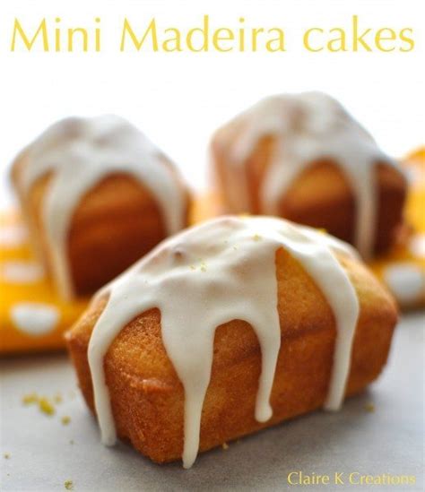Madiera Loaf Cakes With Lemon Icing Claire K Creations