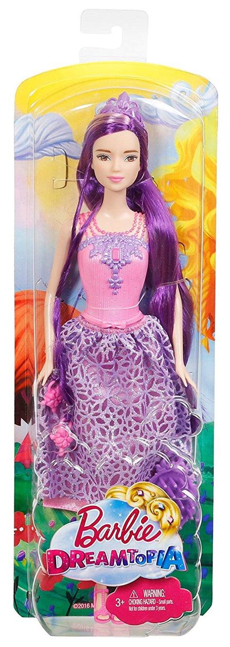 barbie endless hair kingdom princess doll purple toys and games