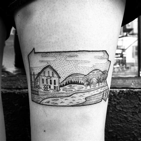 anka lavriv  instagram super fun barnhouse  pa outline  britta geometric tattoo