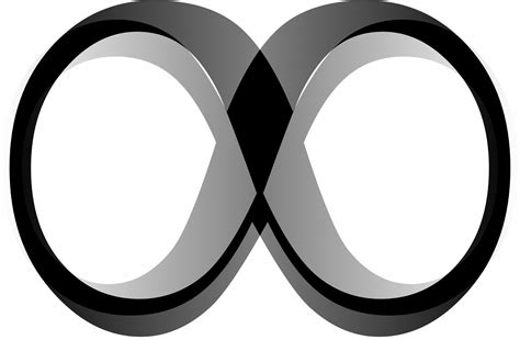 black infinity symbol  stock photo public domain pictures