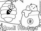 Twizzlers Potatoes Disney sketch template