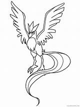 Coloring Pokemon Pages Lugia Getdrawings Legendary sketch template