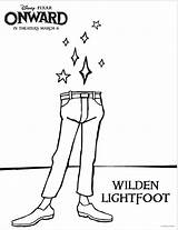 Onward Colorear Pixar Wilden Lightfoot Dibujalandia sketch template