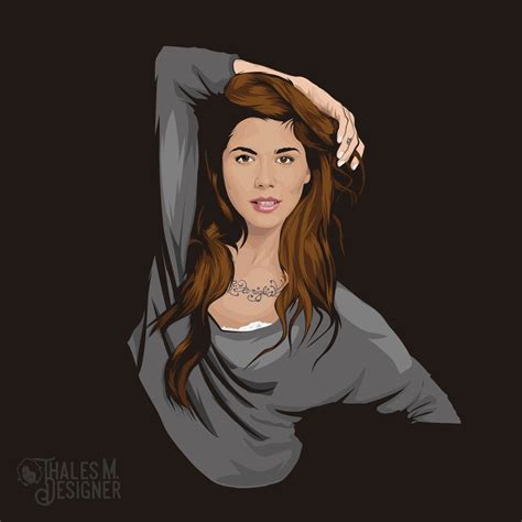 Christina Perri In Vector Vector Illustration