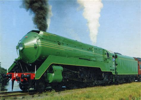 postcard locomotive  newcastle flyer special living histories