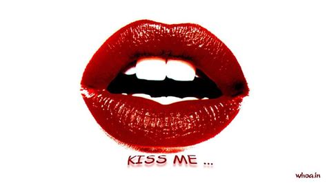 red lips kiss 3d hd and red lips wallpaper