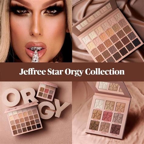 Jeffree Star The Orgy Eyeshadow Palette And Mini Orgy Palette Shopee