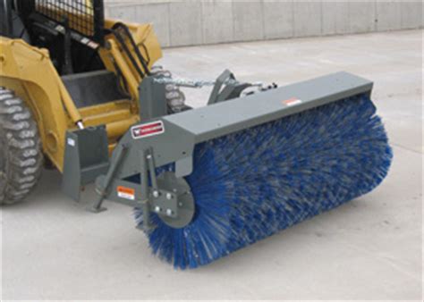 rotary brooms  skid steers front loaders   pt tractor mount