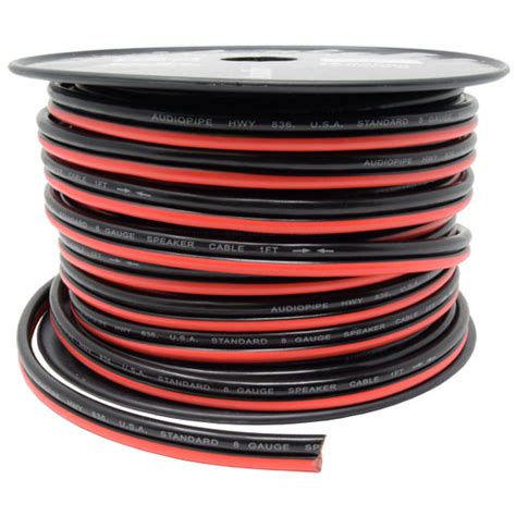 gauge speaker wire  ft redblack car audio home subwoofer amplifier cable  connections