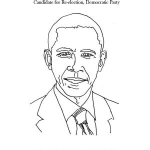 amazing barack obama coloring page kids play color