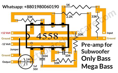 subwoofer circuit diagram circuit diagram subwoofer amplifier subwoofer