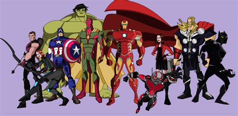 Avengers Emh Character Designs Mcu Edition By