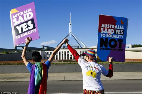 same sex marriage to be officially legalised in australia daily mail online