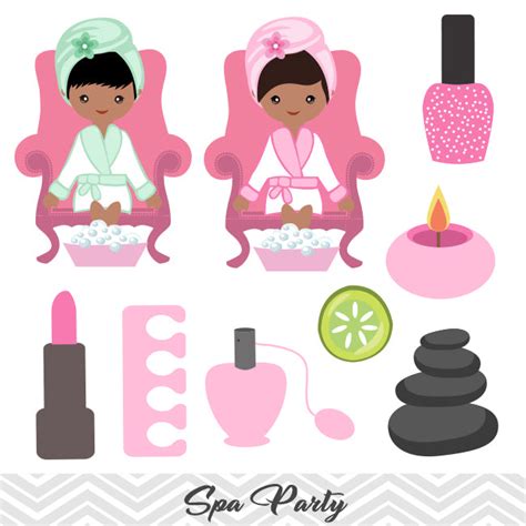 african american spa girls clip art african american girls spa party