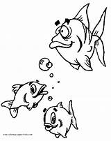 Fish Coloring Pages Kids Toopy Binoo Koi Sheets Printable sketch template