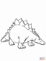 Stegosaurus Coloring Dinosaur Pages Armored Online Dot Print Dinosaurs Clipart Color sketch template