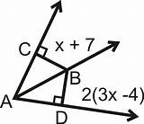 Bisectors Bisector Triangles Theorem Equation Solve Variable sketch template