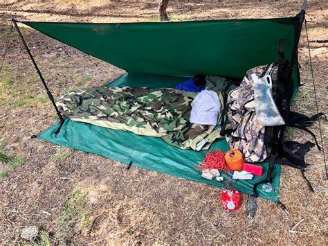 njx   setup backpacking tarp shelters  frame lean    fly