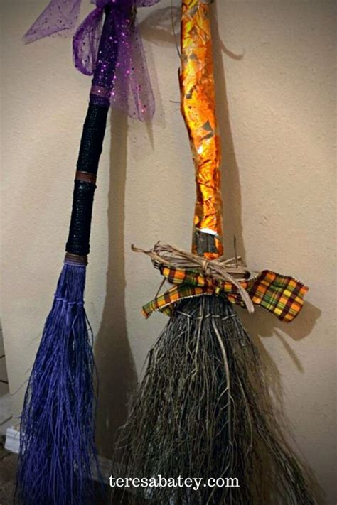 fall magic diy decorated scented brooms    season