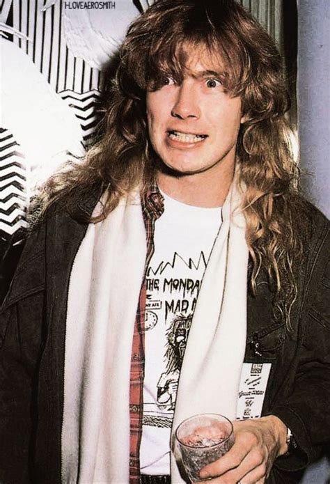 mustaine dave mustaine young dave mustaine hair metal bands