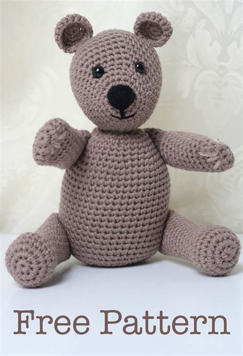 crochet teddy bear pattern lucy kate crochet