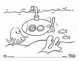 Submarine Coloring Transportation Theme Pages Preschool Activities Yellow Teacherspayteachers Worksheets Vbs Ocean Sold sketch template